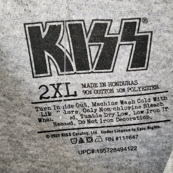 Kiss Rock Band I Wanna Rock Mens T Shirt - Picture 3 of 7